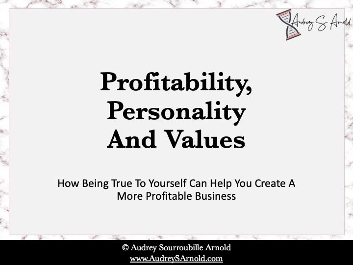 Profitability Personality Values