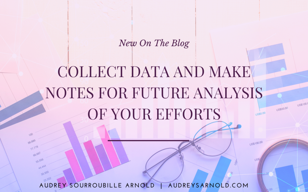 Collect Data and Make Notes for Future Analysis of Your Efforts